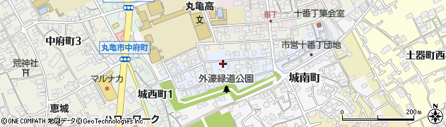 香川県丸亀市十番丁37周辺の地図