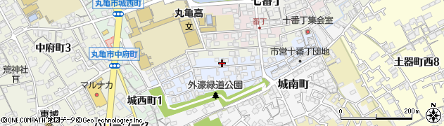 香川県丸亀市十番丁12周辺の地図