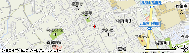 香川県丸亀市津森町63周辺の地図