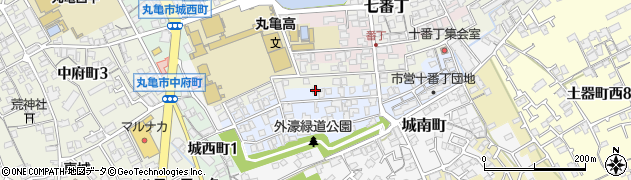 香川県丸亀市十番丁11周辺の地図
