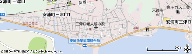 三津口いこい公園周辺の地図
