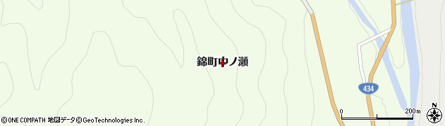 山口県岩国市錦町中ノ瀬周辺の地図