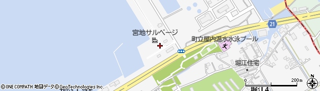 香川県多度津町（仲多度郡）堀江周辺の地図