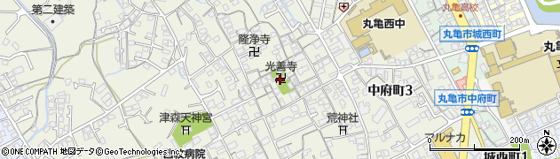 香川県丸亀市津森町50周辺の地図