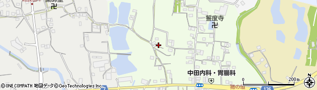 和歌山県紀の川市猪垣164周辺の地図