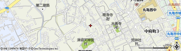 香川県丸亀市津森町673周辺の地図