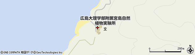 広島県廿日市市宮島町（室浜）周辺の地図