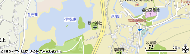 坂本神社周辺の地図