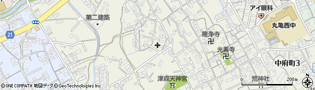 香川県丸亀市津森町718周辺の地図