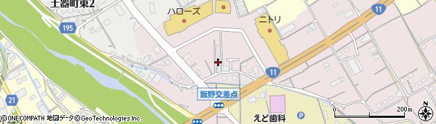 四国交産株式会社周辺の地図