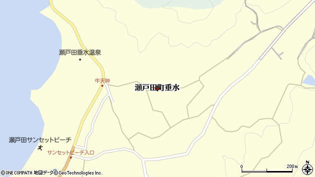〒722-2404 広島県尾道市瀬戸田町垂水の地図