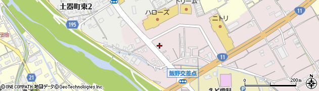 讃岐葬祭株式会社　讃岐セレモニー土器家族葬会館周辺の地図