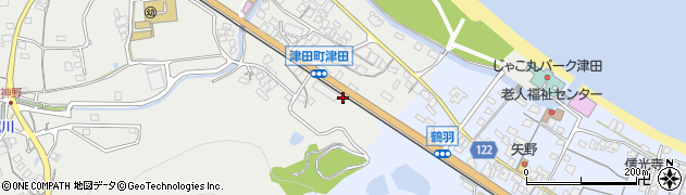 香川県さぬき市津田町津田46周辺の地図