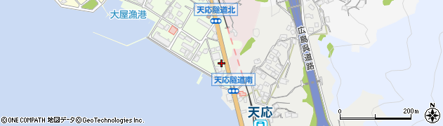 天応交番周辺の地図