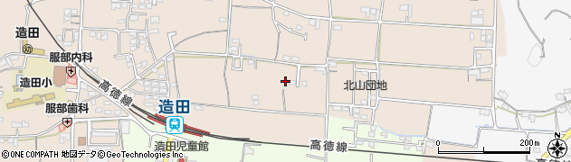 香川県さぬき市造田是弘982周辺の地図