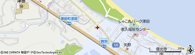 香川県さぬき市津田町津田59周辺の地図