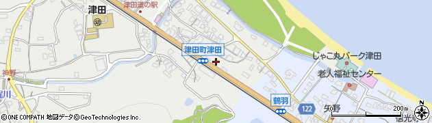 香川県さぬき市津田町津田43周辺の地図