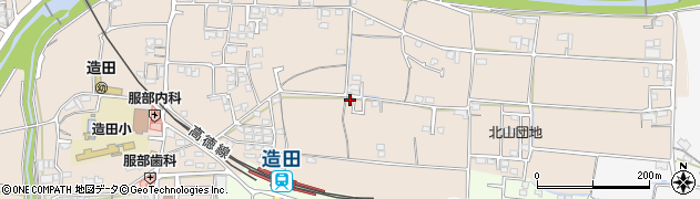 香川県さぬき市造田是弘962周辺の地図