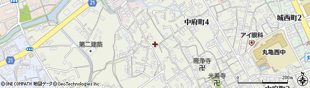 香川県丸亀市津森町742周辺の地図