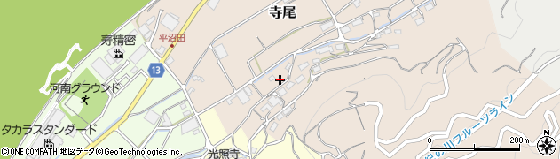 和歌山県伊都郡かつらぎ町寺尾197周辺の地図