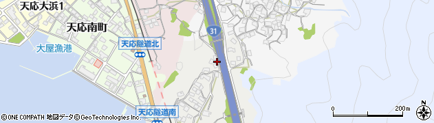 広島県呉市天応塩谷町周辺の地図