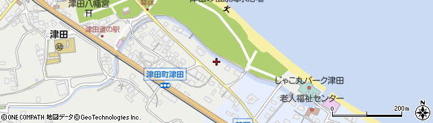 香川県さぬき市津田町津田1周辺の地図