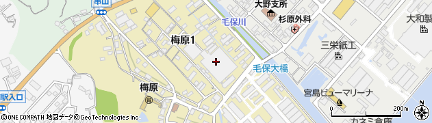 ＮＴＴ印刷株式会社　広島工場周辺の地図
