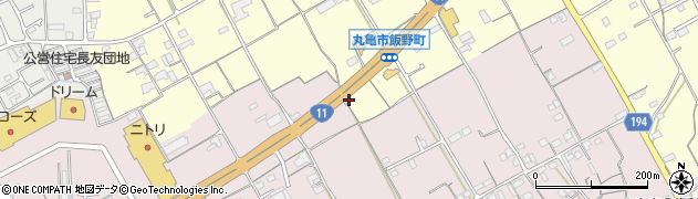 三協フロンテア株式会社　丸亀店周辺の地図