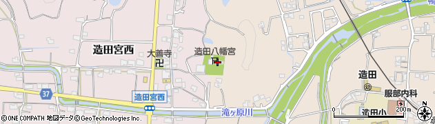 香川県さぬき市造田是弘1977周辺の地図