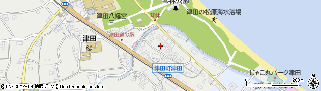 香川県さぬき市津田町津田13周辺の地図