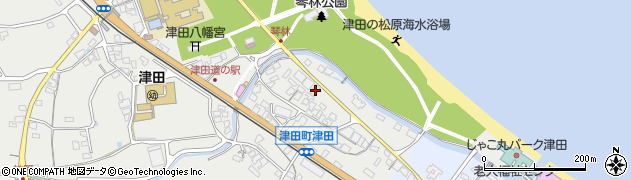 香川県さぬき市津田町津田6周辺の地図