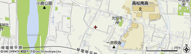 香川県高松市一宮町周辺の地図
