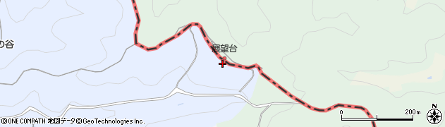 四国山周辺の地図
