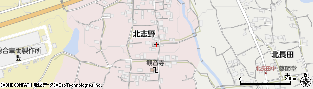 和歌山県紀の川市北志野357周辺の地図