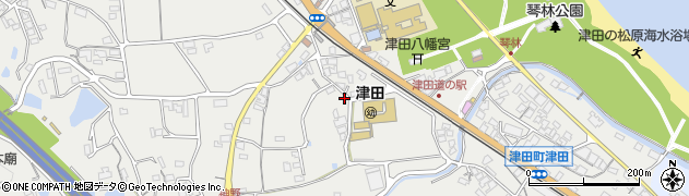 香川県さぬき市津田町津田162周辺の地図