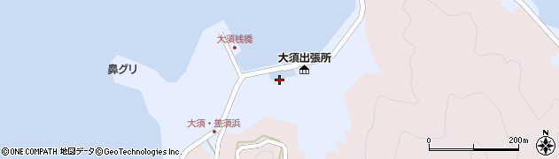 広島県江田島市江田島町大須周辺の地図