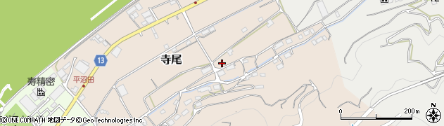 和歌山県伊都郡かつらぎ町寺尾周辺の地図