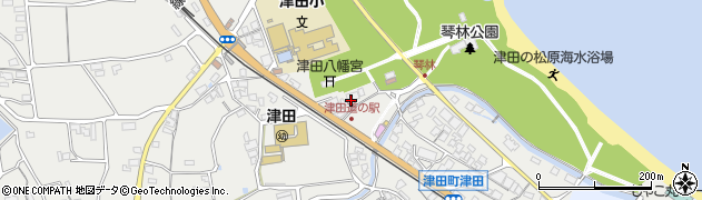 香川県さぬき市津田町津田106周辺の地図