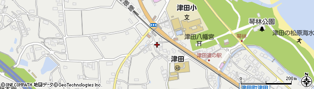 香川県さぬき市津田町津田159周辺の地図