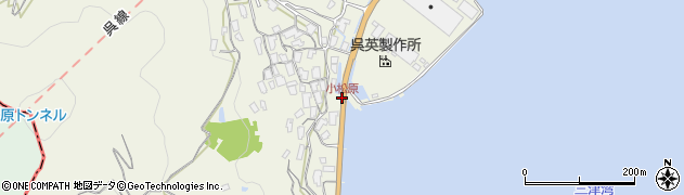 小松原周辺の地図