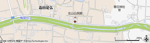 香川県さぬき市造田是弘1260周辺の地図