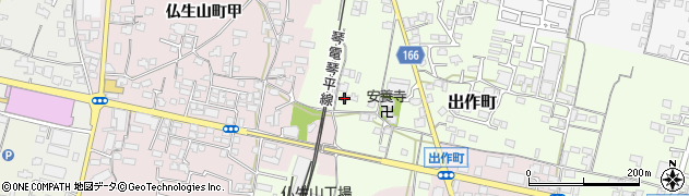 香川県高松市出作町606周辺の地図