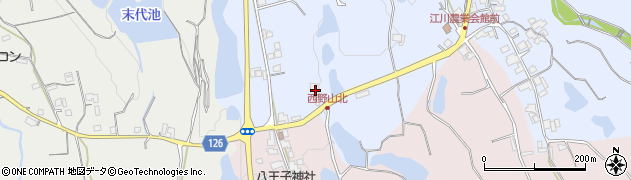 和歌山県紀の川市江川中266周辺の地図