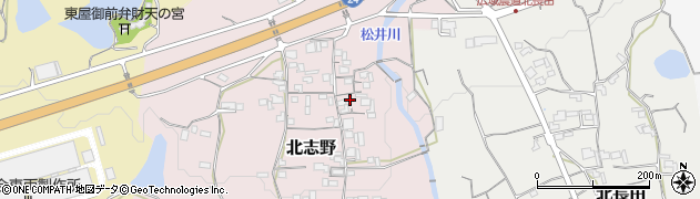 和歌山県紀の川市北志野470周辺の地図