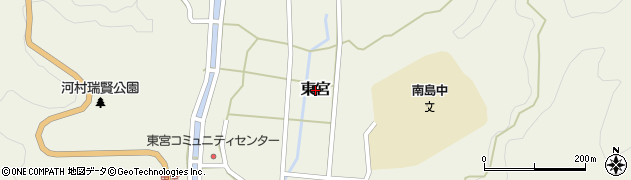三重県南伊勢町（度会郡）東宮周辺の地図
