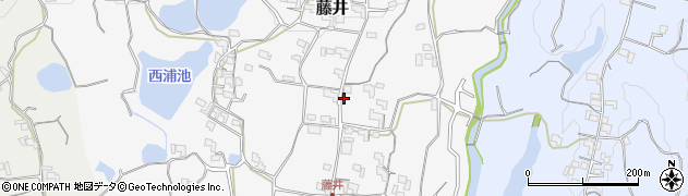 和歌山県紀の川市藤井105周辺の地図