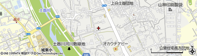 香川県丸亀市土器町東2丁目周辺の地図