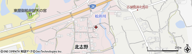 和歌山県紀の川市北志野450周辺の地図