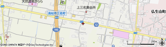 コスモ調剤薬局　高松南店周辺の地図
