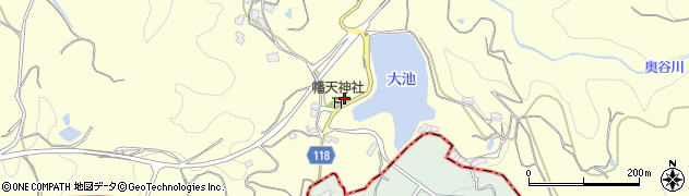 和歌山県橋本市学文路1275周辺の地図